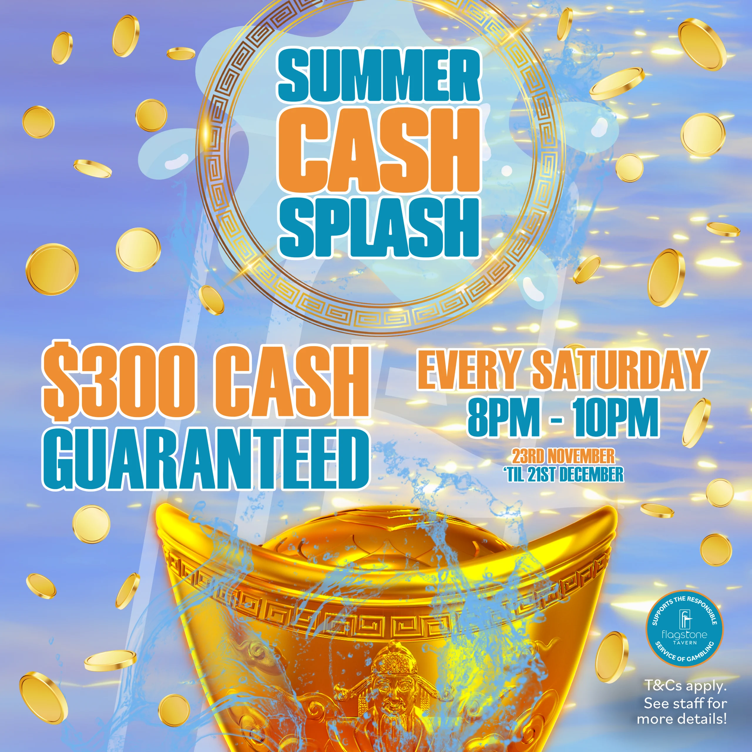 Summer Cash Splash Gaming Promo